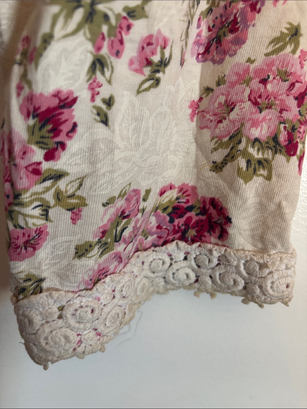 Victoria's Secret Pink Floral Lace-Trim Robe Hold Label - Picture 8 of 14